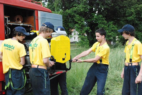 1. místo v hasičské soutěži ve Vydří